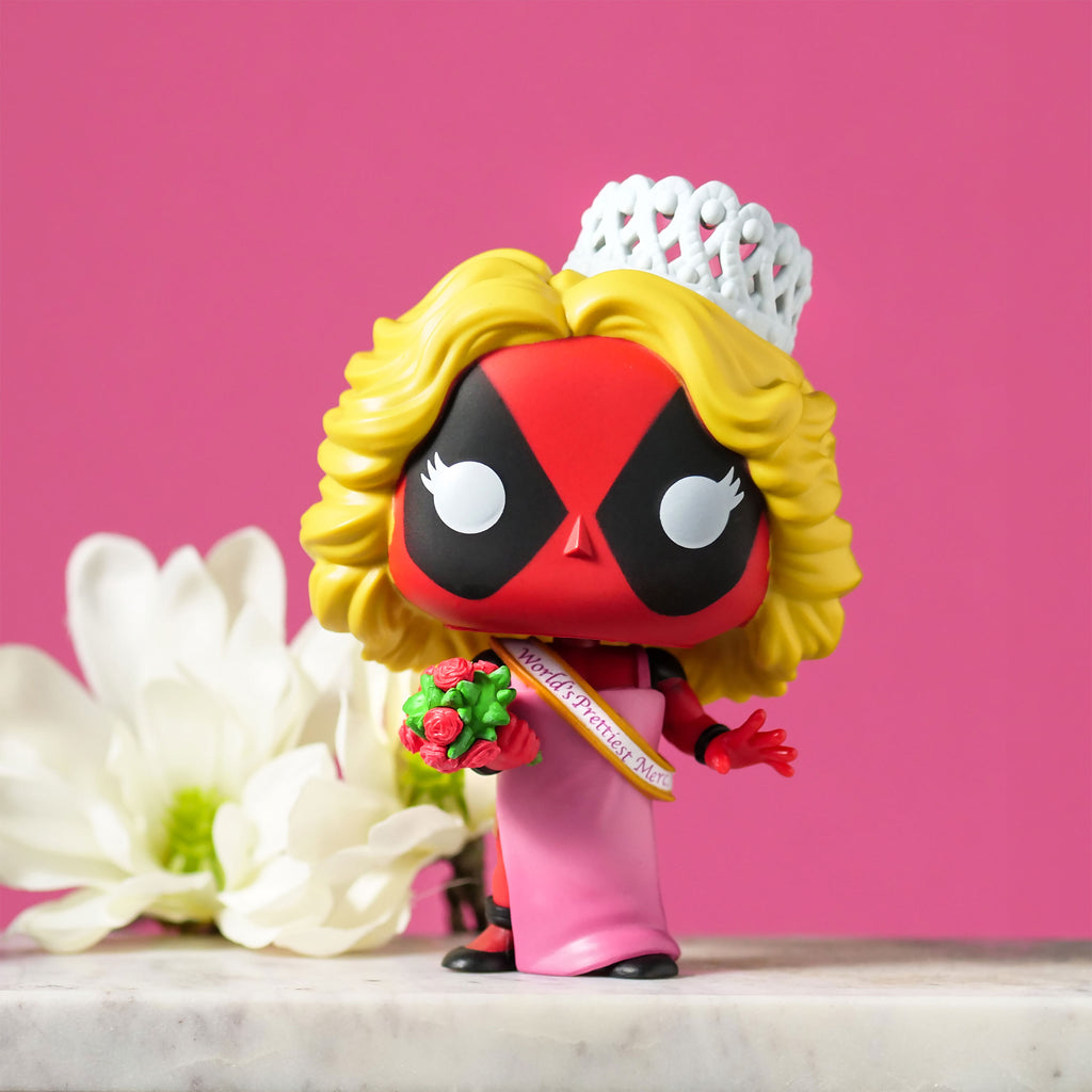 Produktbild Deadpool Beauty Pageant Funko Pop Vickande Huvud-Figur