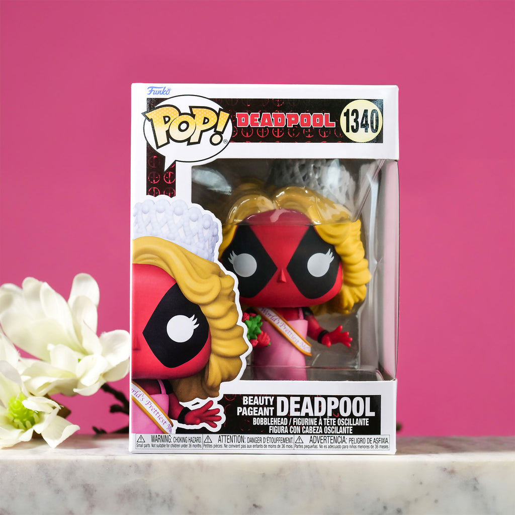Produktbild Deadpool Beauty Pageant Funko Pop Vickande Huvud-Figur