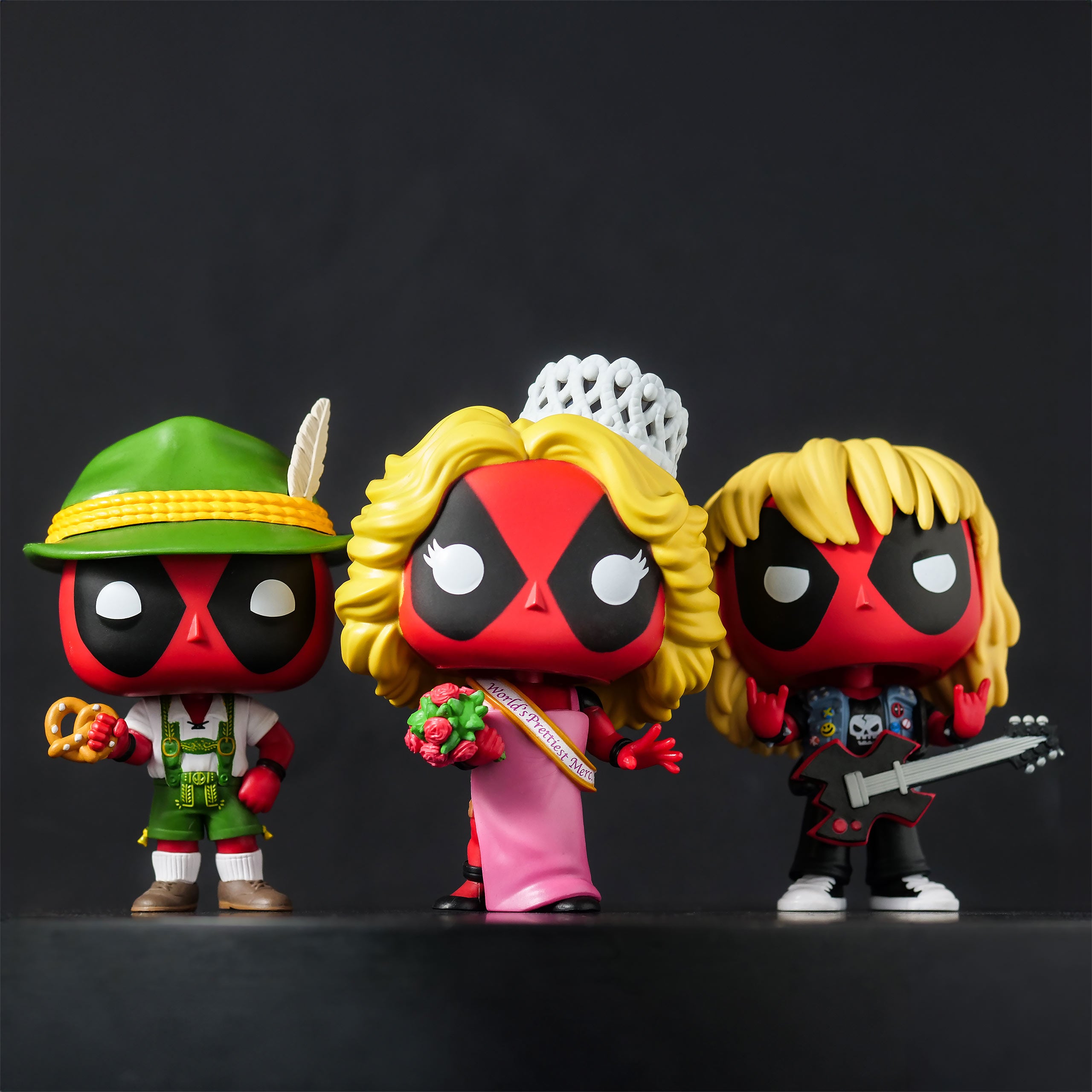 Produktbild Deadpool Beauty Pageant Funko Pop Vickande Huvud-Figur