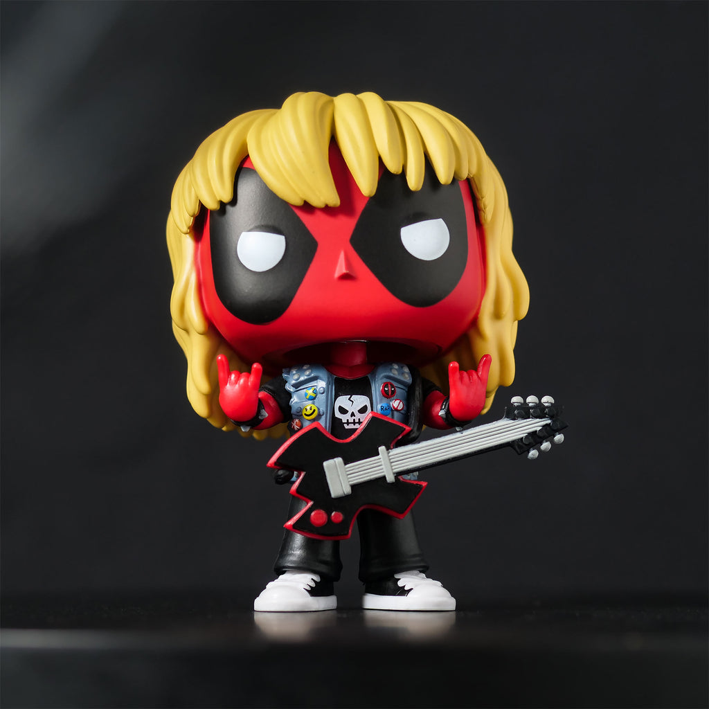 Produktbild Deadpool Heavy Metal Funko Pop vickande huvudfigur