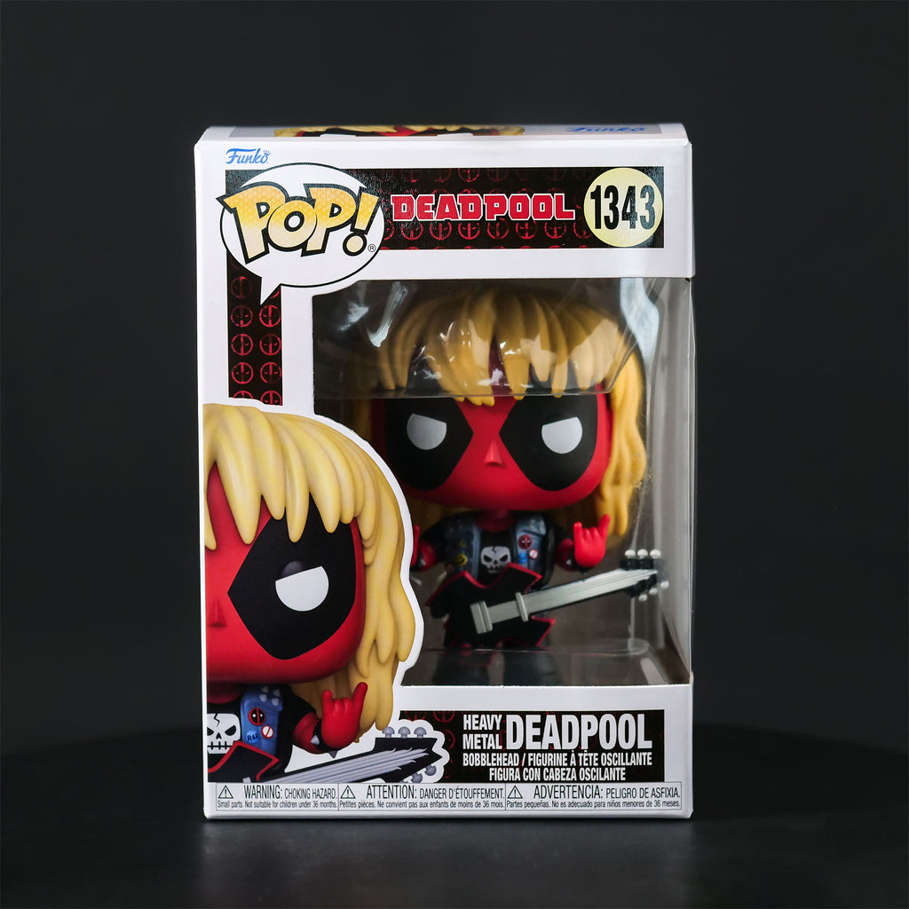Produktbild Deadpool Heavy Metal Funko Pop vickande huvudfigur