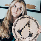 Product image Assassin's Creed - Valhalla Logo Cutting Board Beech