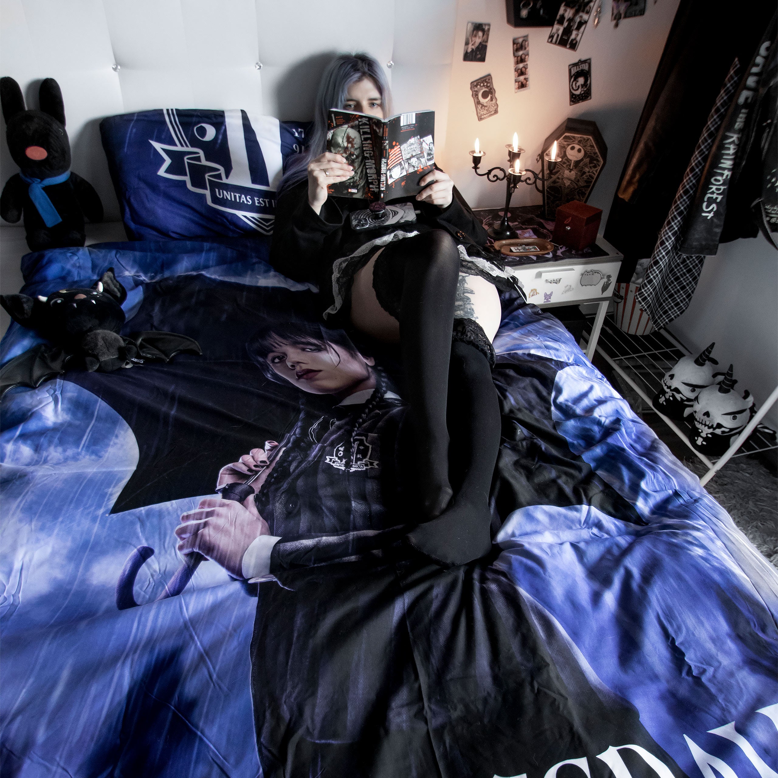 Produktbild Wednesday - Nevermore Academy Sängkläder