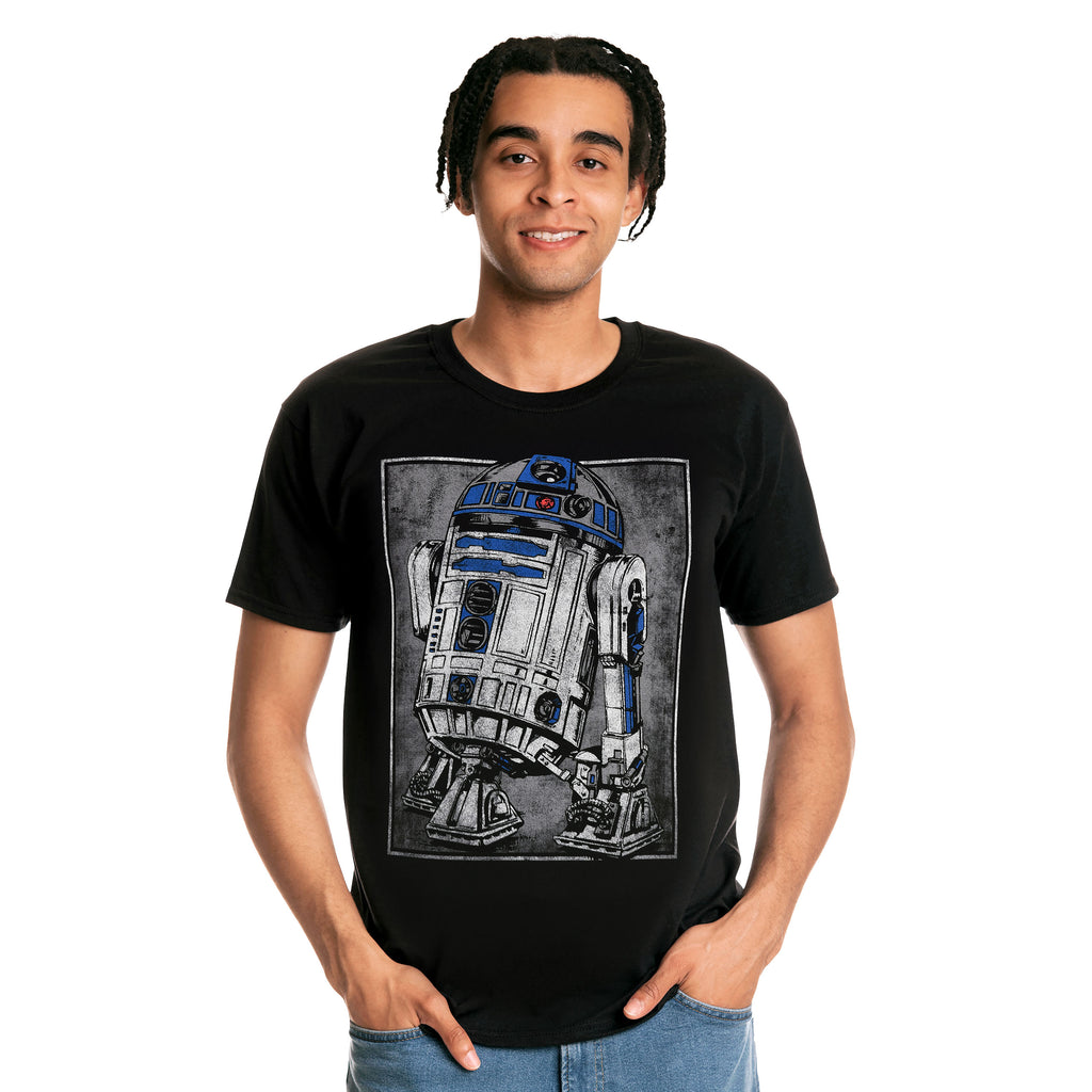 Produktbild Star Wars - R2D2 Porträtt T-shirt svart