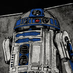 Produktbild Star Wars - R2D2 Porträtt T-shirt svart