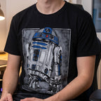 Produktbild Star Wars - R2D2 Porträtt T-shirt svart