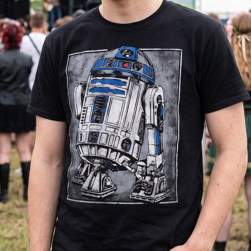 Produktbild Star Wars - R2D2 Porträtt T-shirt svart