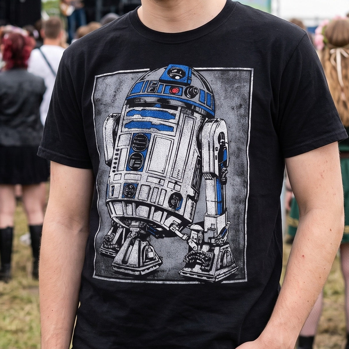 Product image Star Wars - R2D2 Portrait T-Shirt black