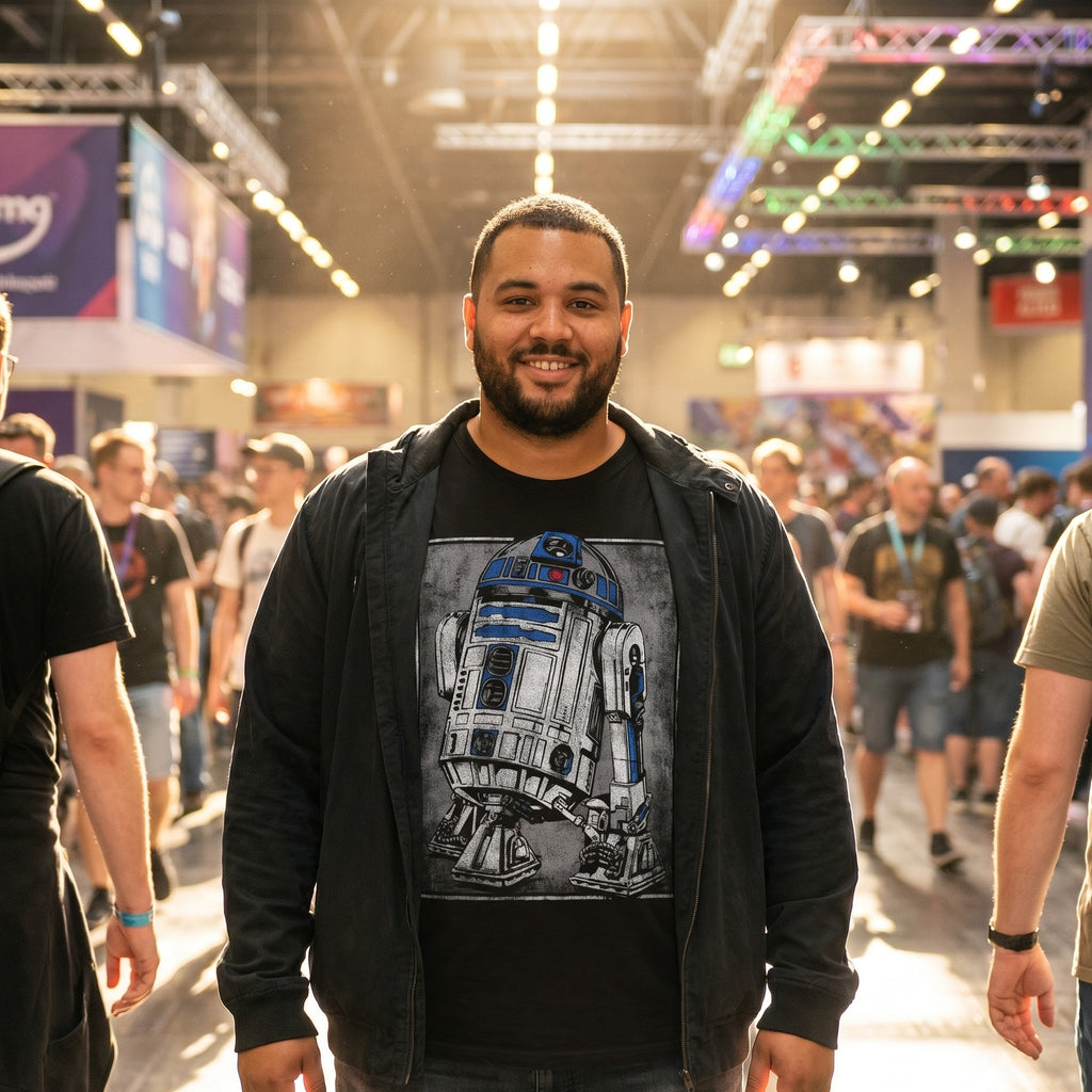 Produktbild Star Wars - R2D2 Porträtt T-shirt svart