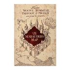 Produktbild Harry Potter - Karta över Marodörerna Trätavla