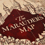 Produktbild Harry Potter - Karta över Marodörerna Trätavla