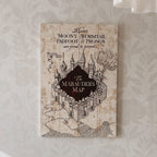 Produktbild Harry Potter - Karta över Marodörerna Trätavla