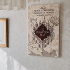 Produktbild Harry Potter - Karta över Marodörerna Trätavla