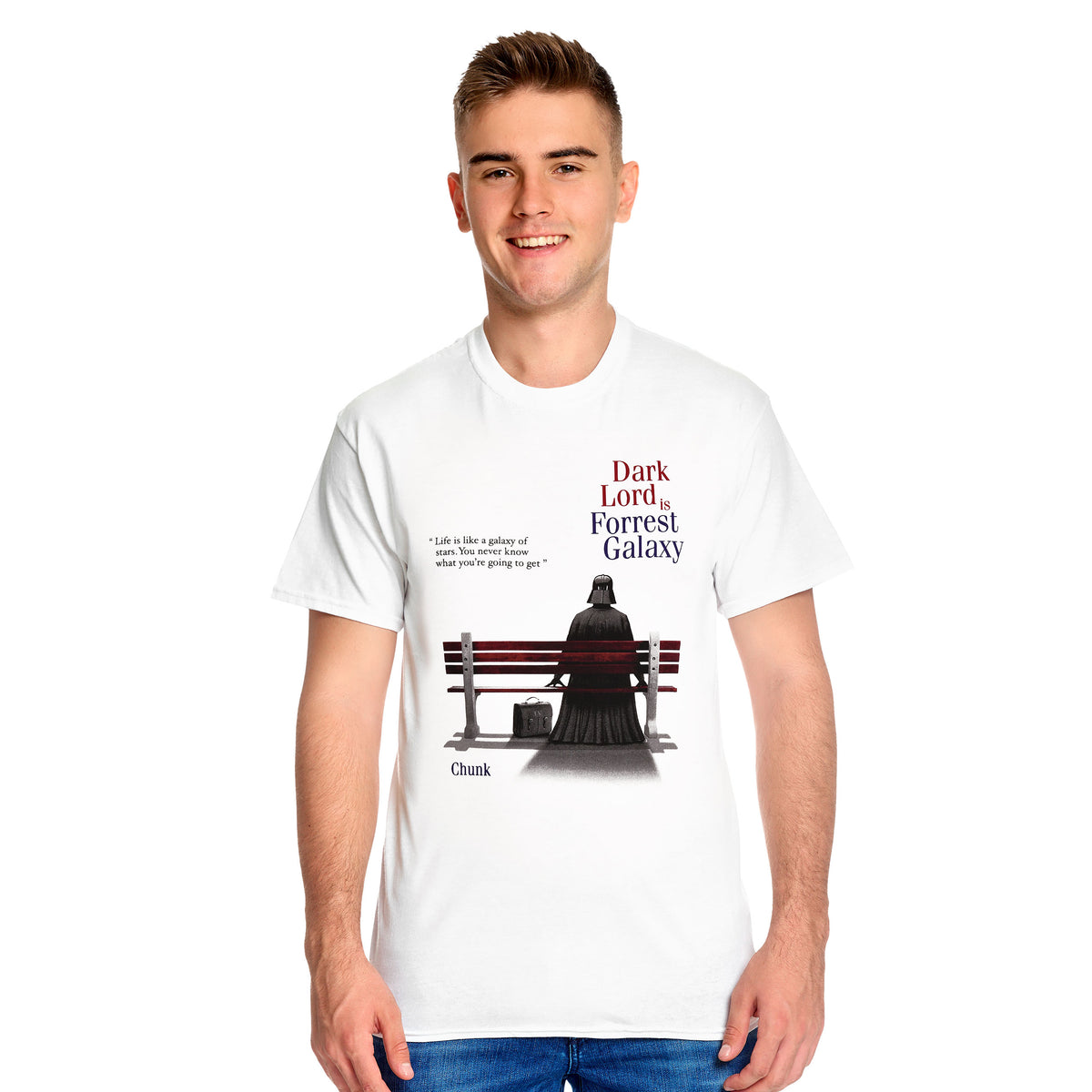Produktbild Dark Lord is Forrest Galaxy T-shirt för Star Wars-fans vit