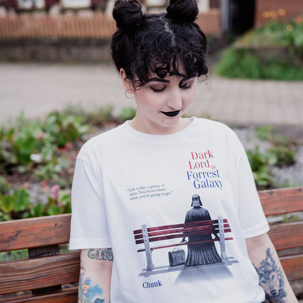 Produktbild Dark Lord is Forrest Galaxy T-shirt för Star Wars-fans vit
