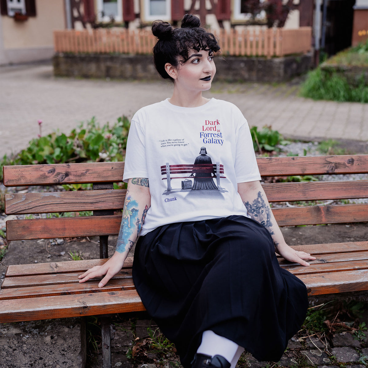 Produktbild Dark Lord is Forrest Galaxy T-shirt för Star Wars-fans vit
