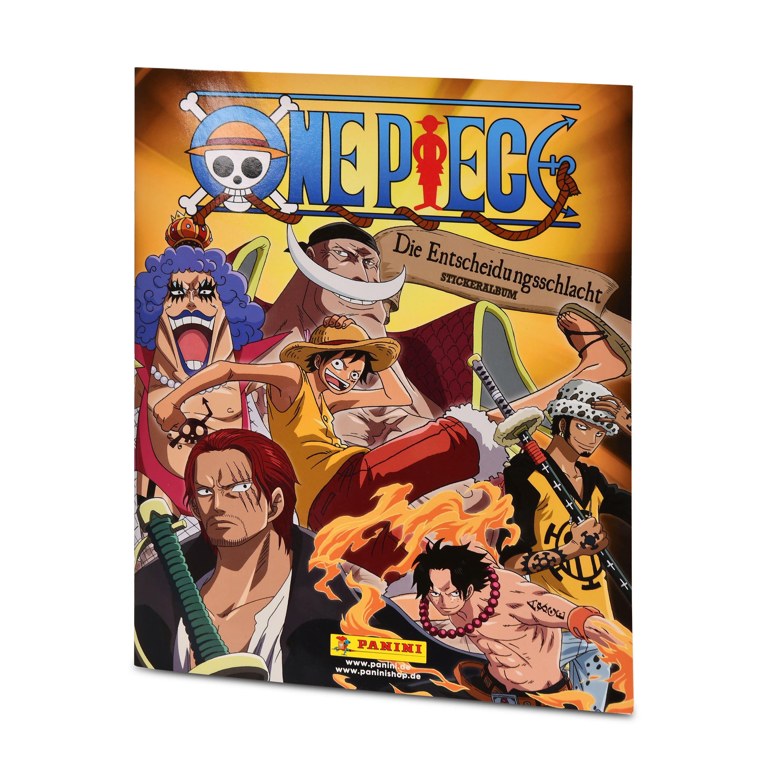 Produktbild One Piece - Piratbesättningens klistermärkesalbum i mjuk pärm