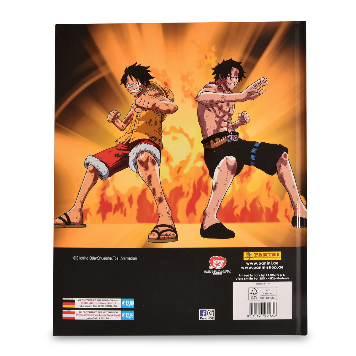 Produktbild One Piece - Piratbesättningens klistermärkesalbum i hårdpärm