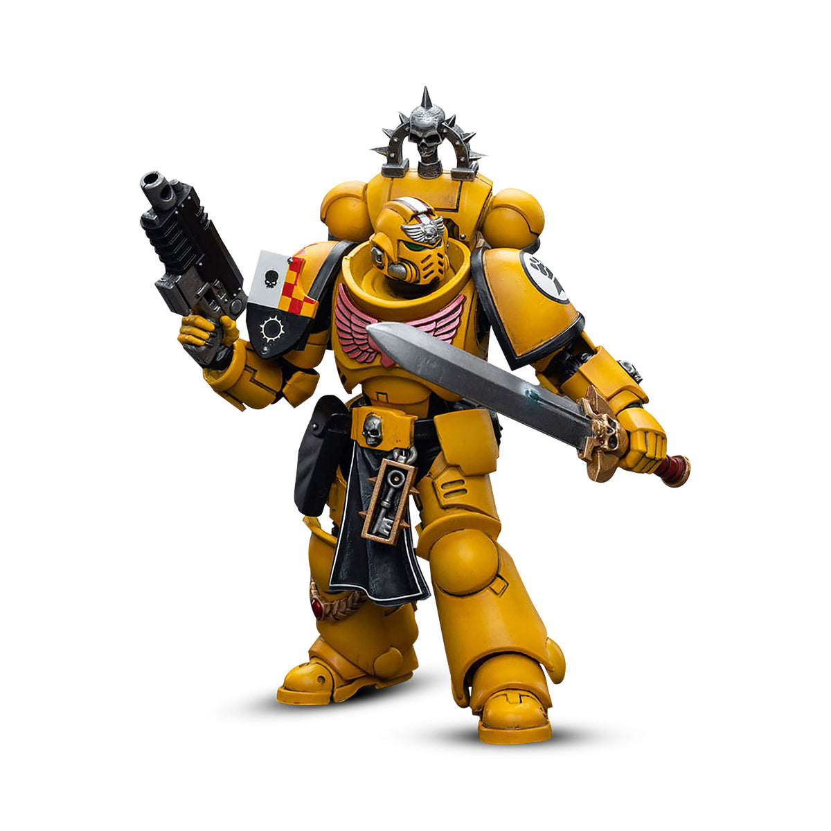 Produktbild Warhammer 40k - Imperial Fists Löjtnant med Energisvärd Actionfigur 1:18