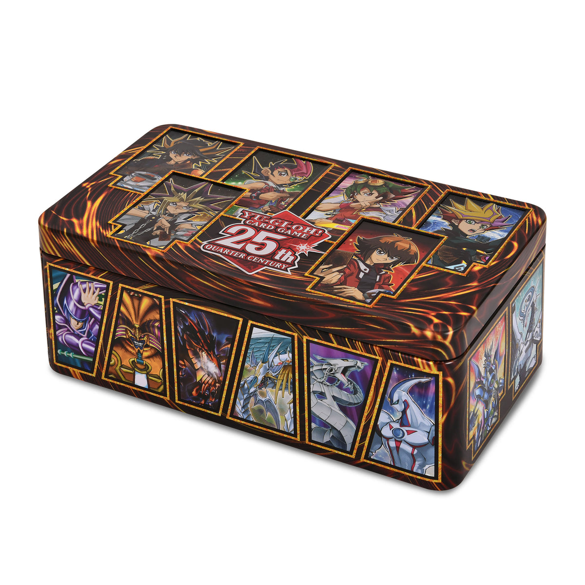 Produktbild Yu-Gi-Oh! 25-årsjubileum Tin: Dueling Heroes Samlarkortsbox