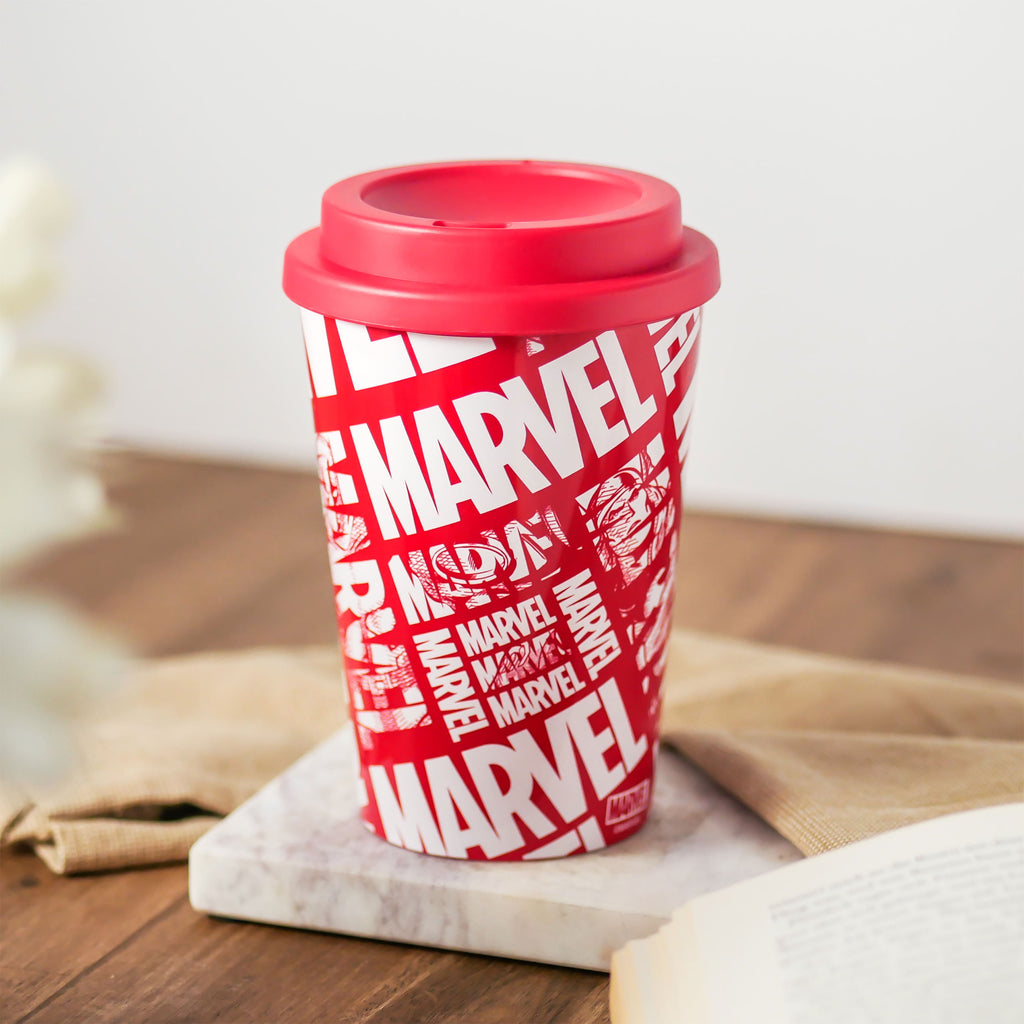 Produktbild Marvel - Comic Logo To Go-mugg