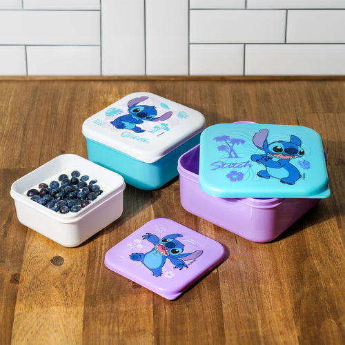 Produktbild Stitch Lunchbox 3-pack - Lilo & Stitch