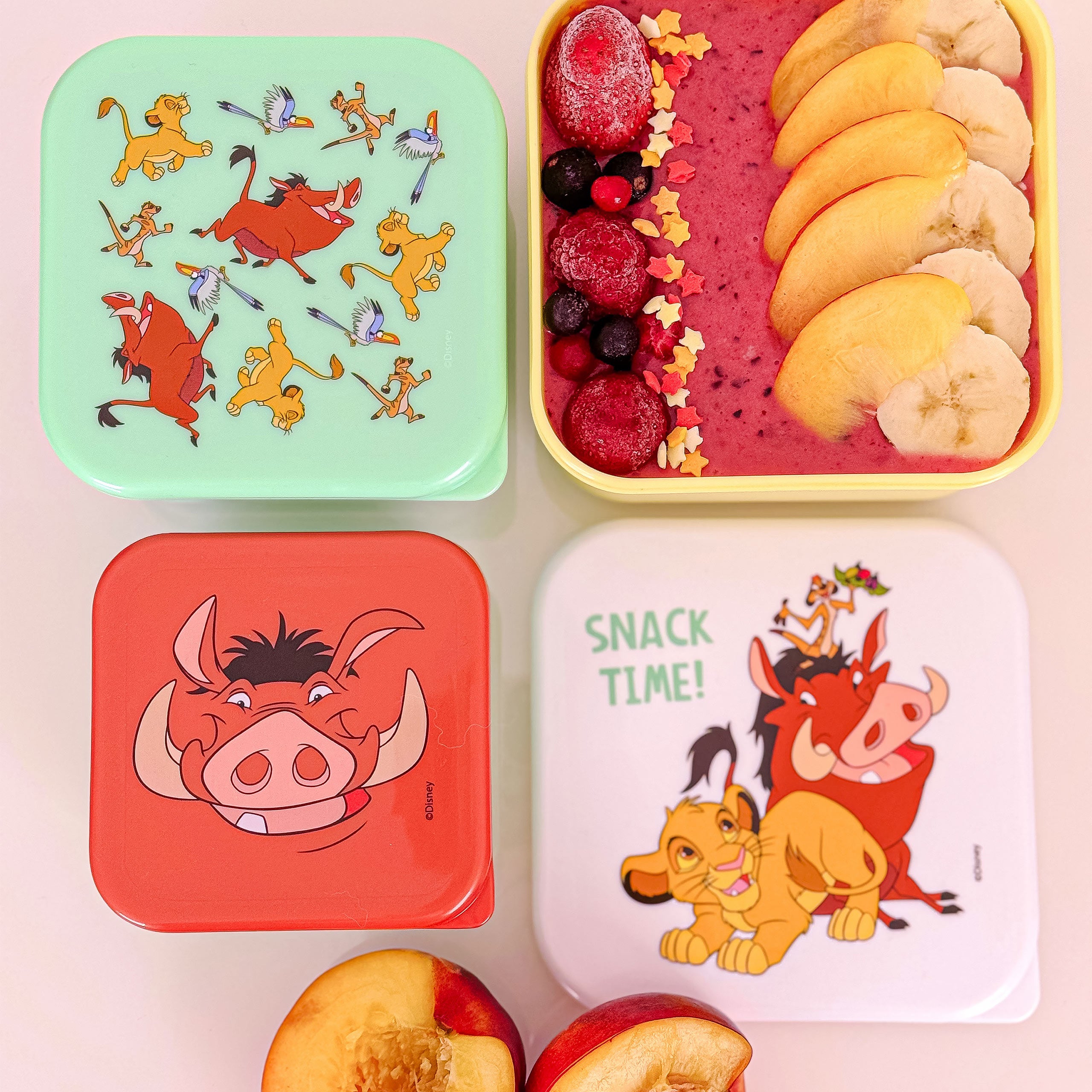 Produktbild Lejonkungen - Simba and Friends Matlådeset 3-pack