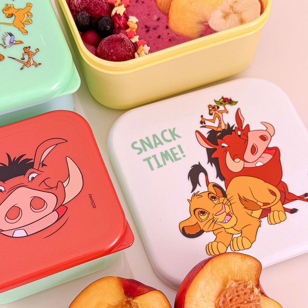 Produktbild Lejonkungen - Simba and Friends Matlådeset 3-pack