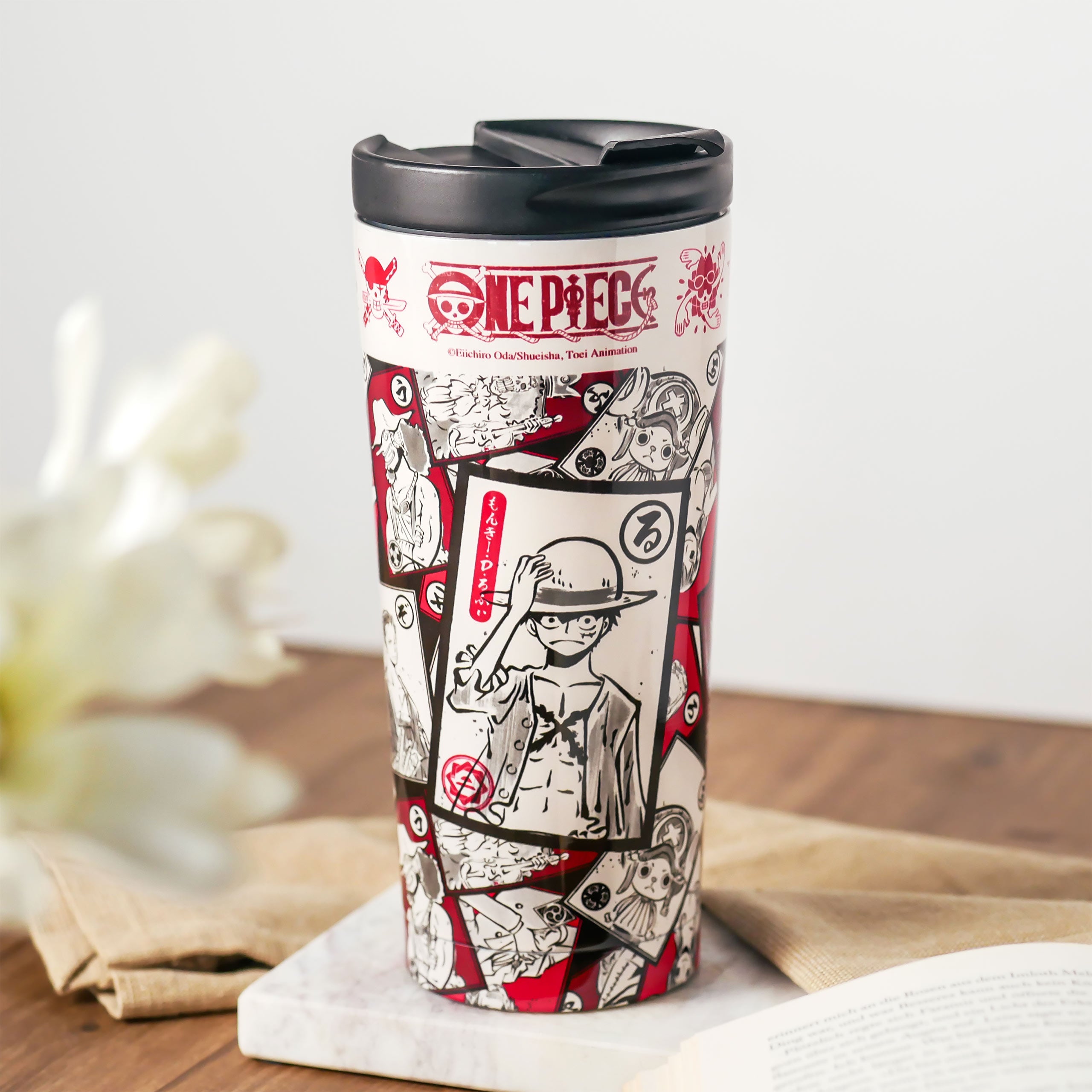 Produktbild One Piece - Luffy termosmugg att ta med