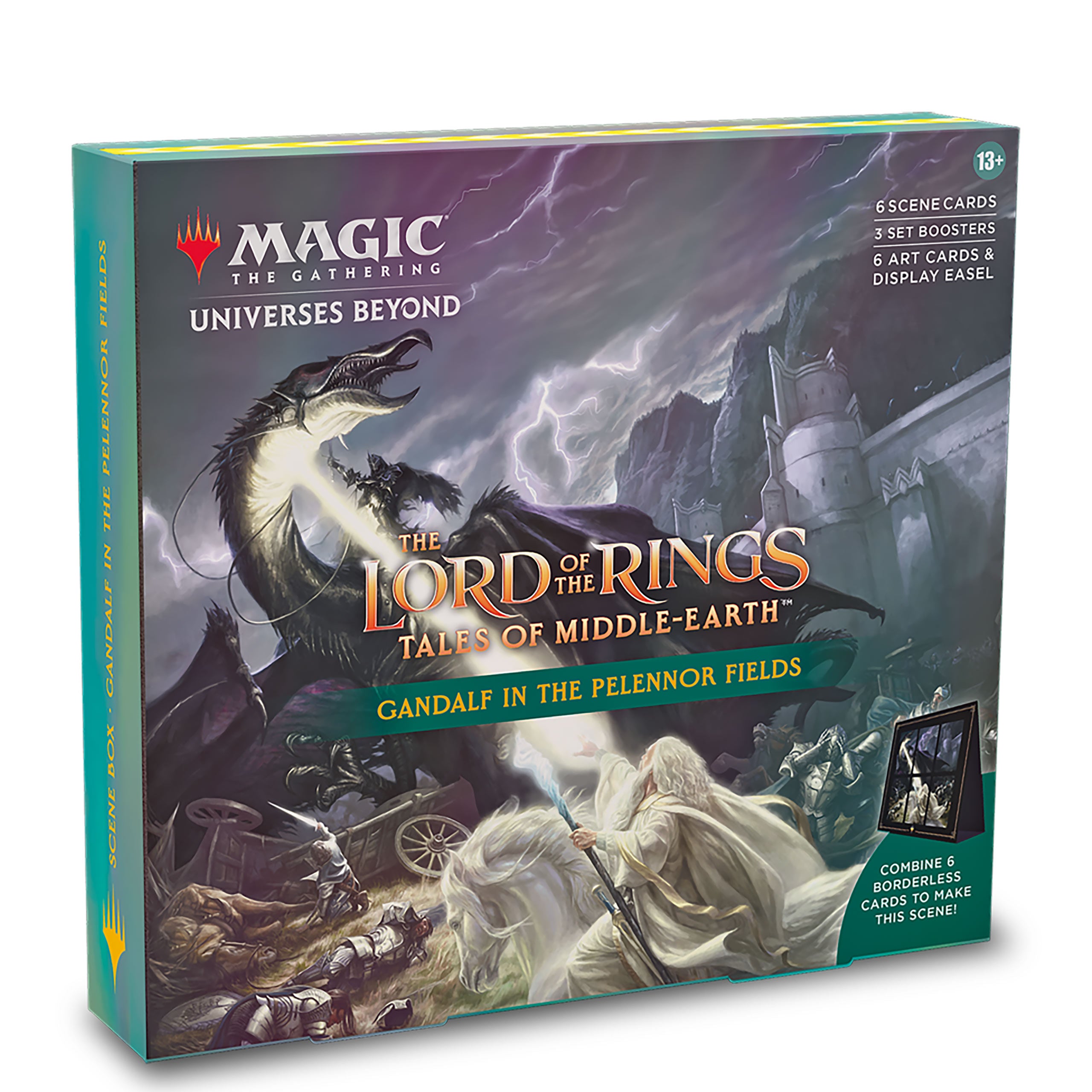Produktbild Sagan om Ringen Tales of Middle-Earth - Gandalf på Pelennors fält Karaktärsbox - Magic The Gathering