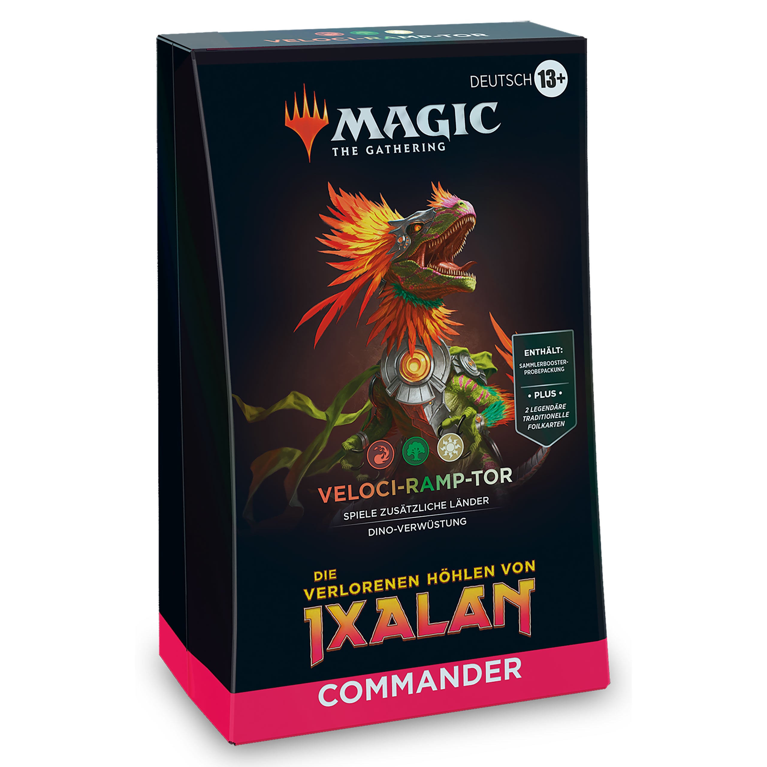 Produktbild De förlorade grottorna i Ixalan - Veloci-Ramp-Tor Commander Deck - Magic The Gathering