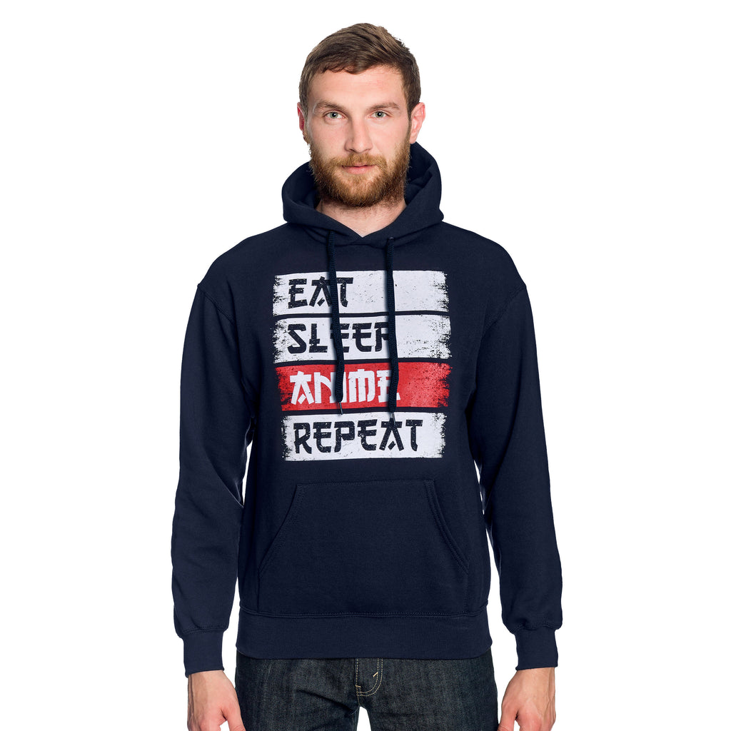 Produktbild Daily Routine Hoodie för animefans, blå