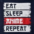 Produktbild Daily Routine Hoodie för animefans, blå