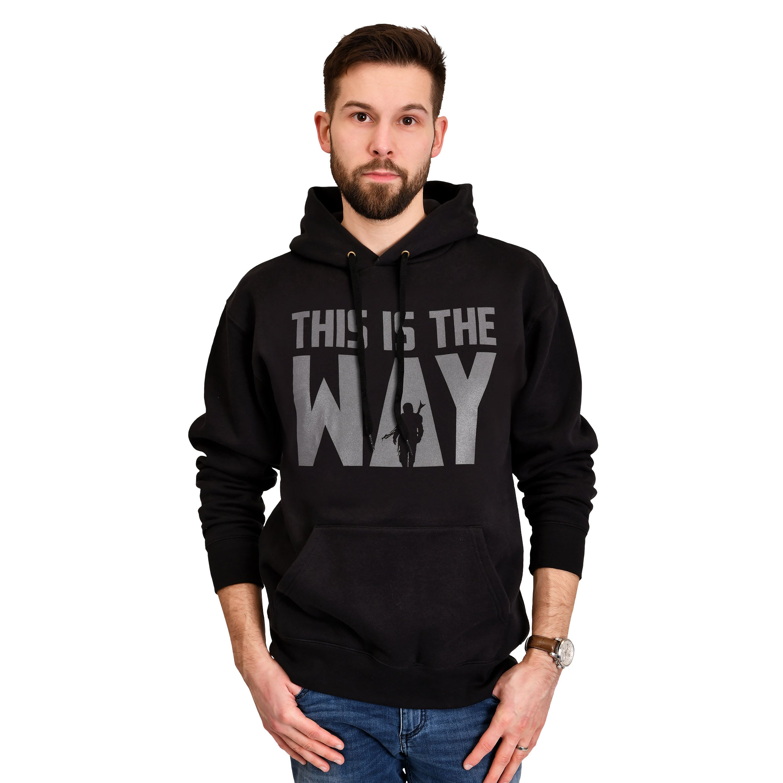 Produktbild This is the Way Hoodie för Star Wars-fans svart