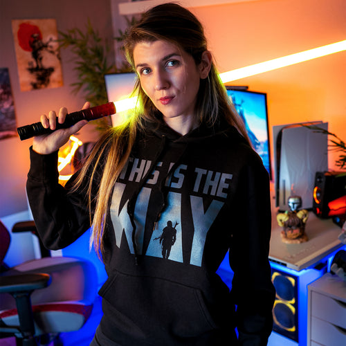 Produktbild This is the Way Hoodie för Star Wars-fans svart