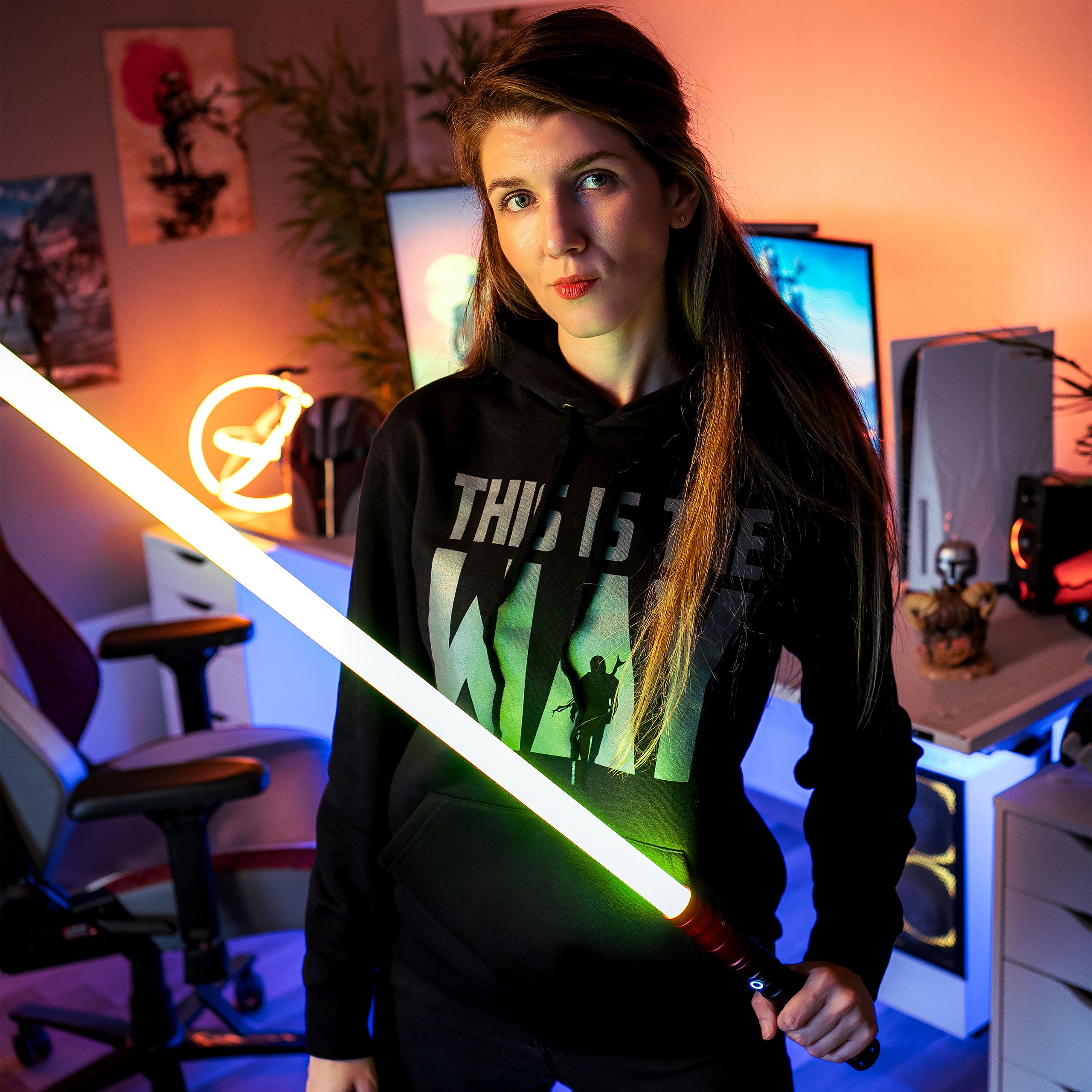 Produktbild This is the Way Hoodie för Star Wars-fans svart