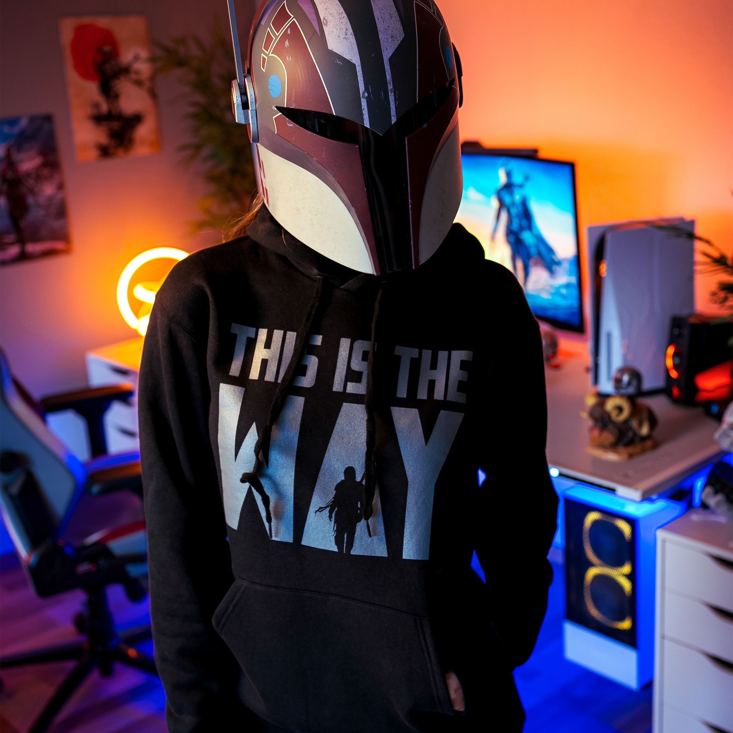 Produktbild This is the Way Hoodie för Star Wars-fans svart
