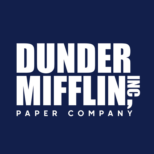 Produktbild Paper Company-logotyp T-shirt för fans av The Office blå