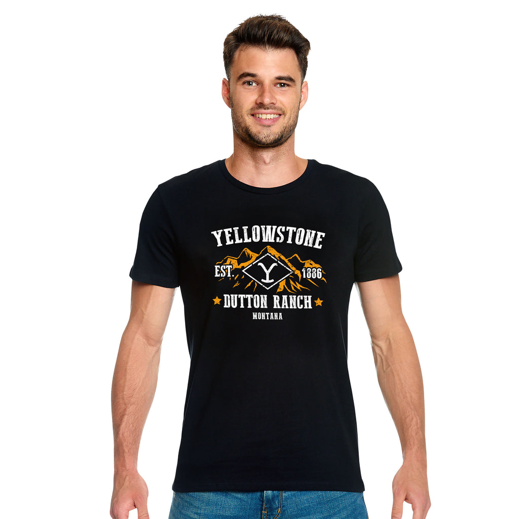 Produktbild Ranch-logotyp T-shirt för Yellowstone-fans svart
