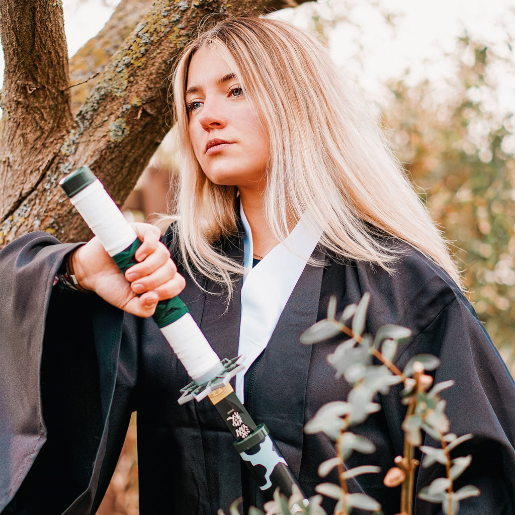 Produktbild Sanemi Katana-replika med Saya för Demon Slayer-fans