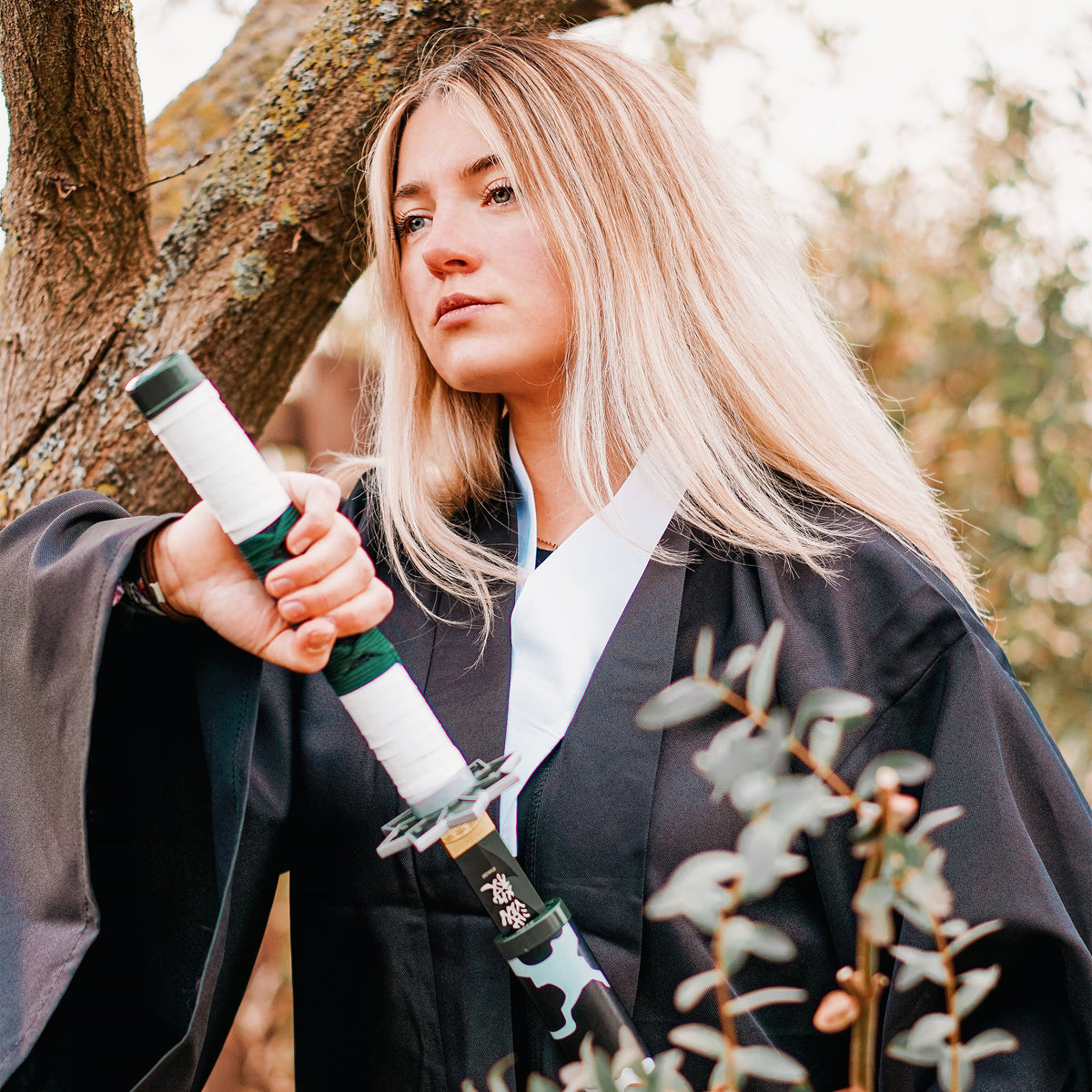 Produktbild Sanemi Katana-replika med Saya för Demon Slayer-fans