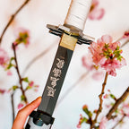 Produktbild Sanemi Katana-replika med Saya för Demon Slayer-fans