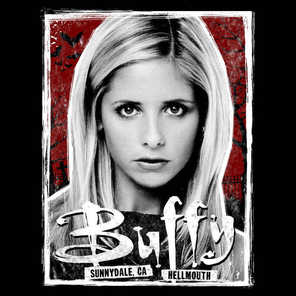 Produktbild Vampyrjägare T-shirt för Buffy-fans svart