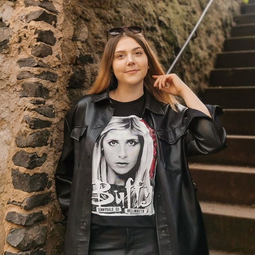 Produktbild Vampyrjägare T-shirt för Buffy-fans svart