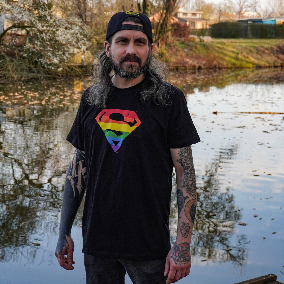 Product image Superman - Pride Logo T-Shirt black