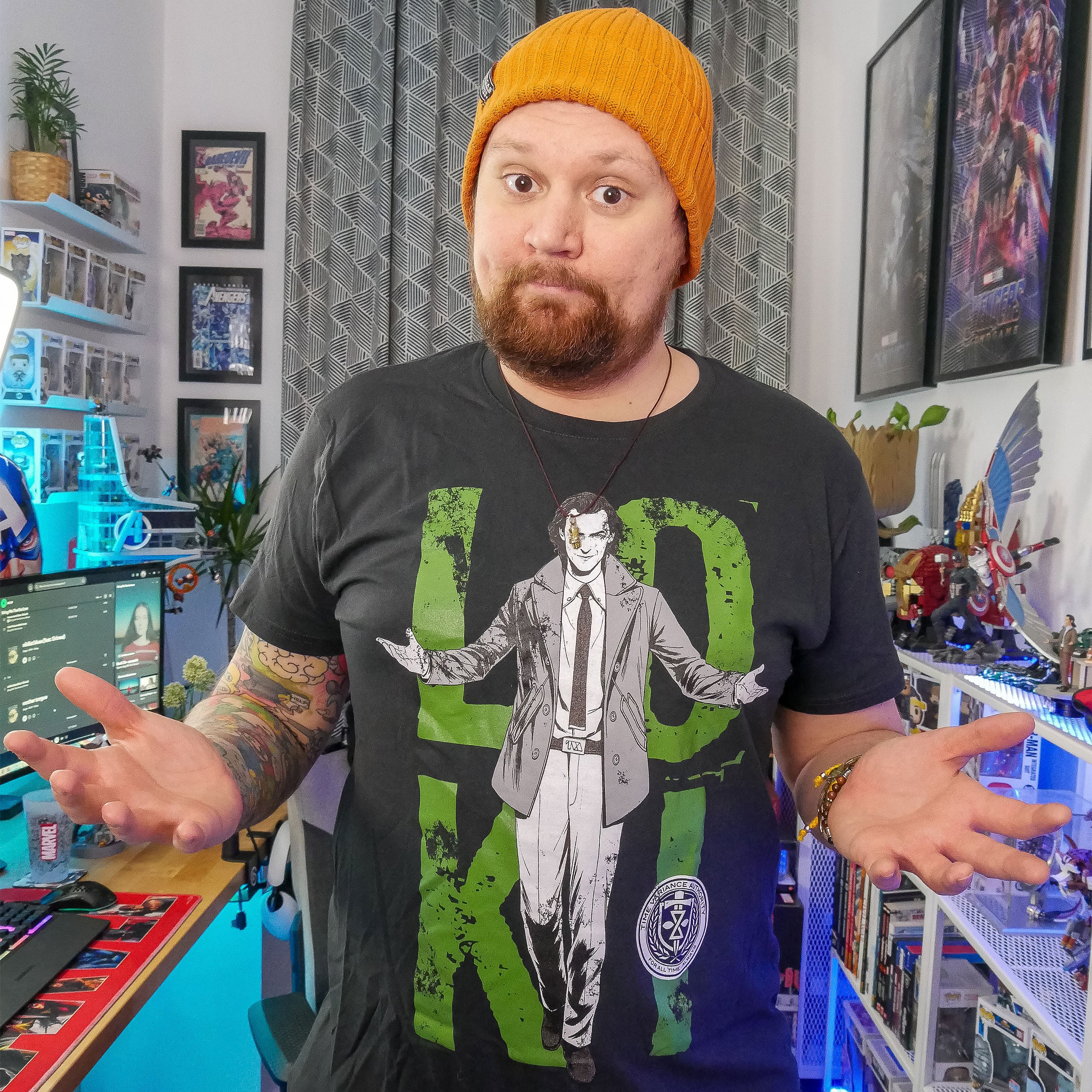 Produktbild Loki - Kostym T-shirt grå