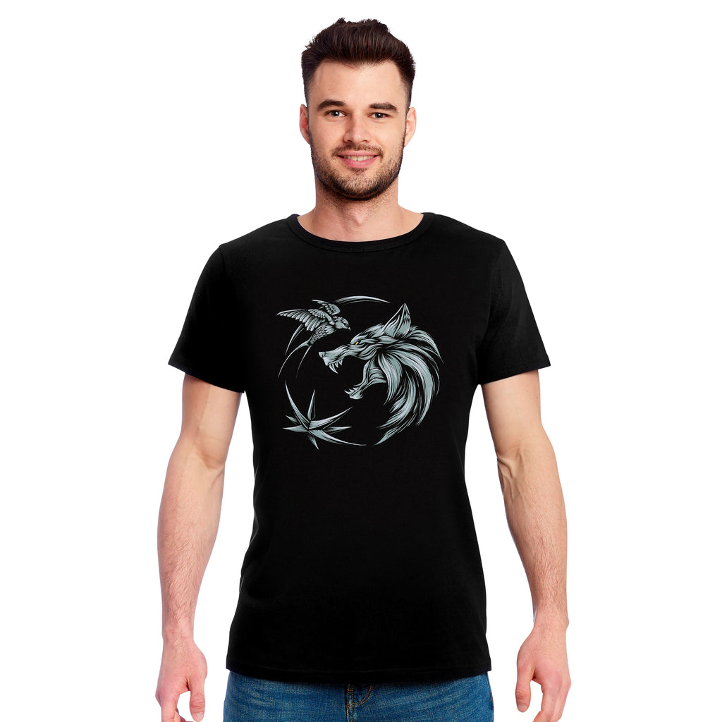 Produktbild Witcher - Vargmedaljong T-shirt svart