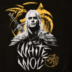 Produktbild Witcher - Geralt Vit Varg Huvtröja svart