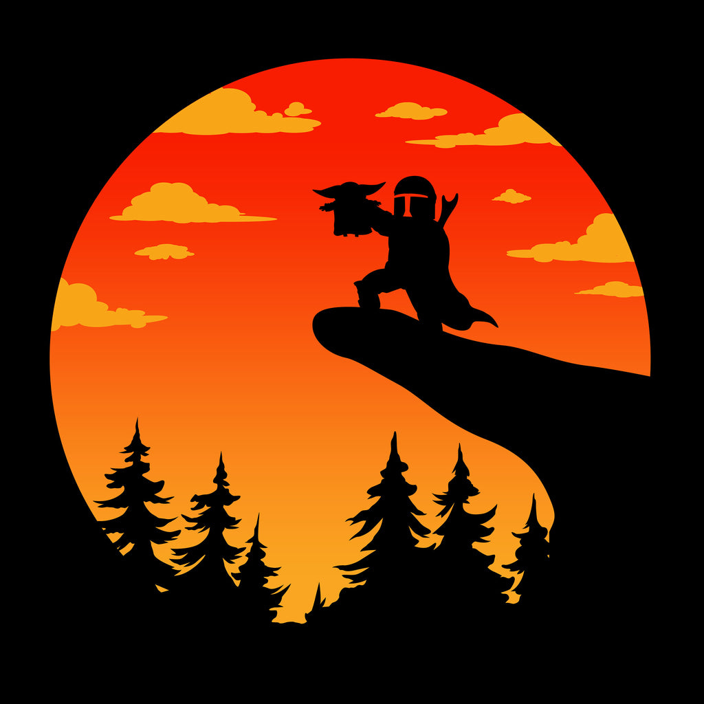 Produktbild Circle of Life T-shirt för Mandalorian-fans svart