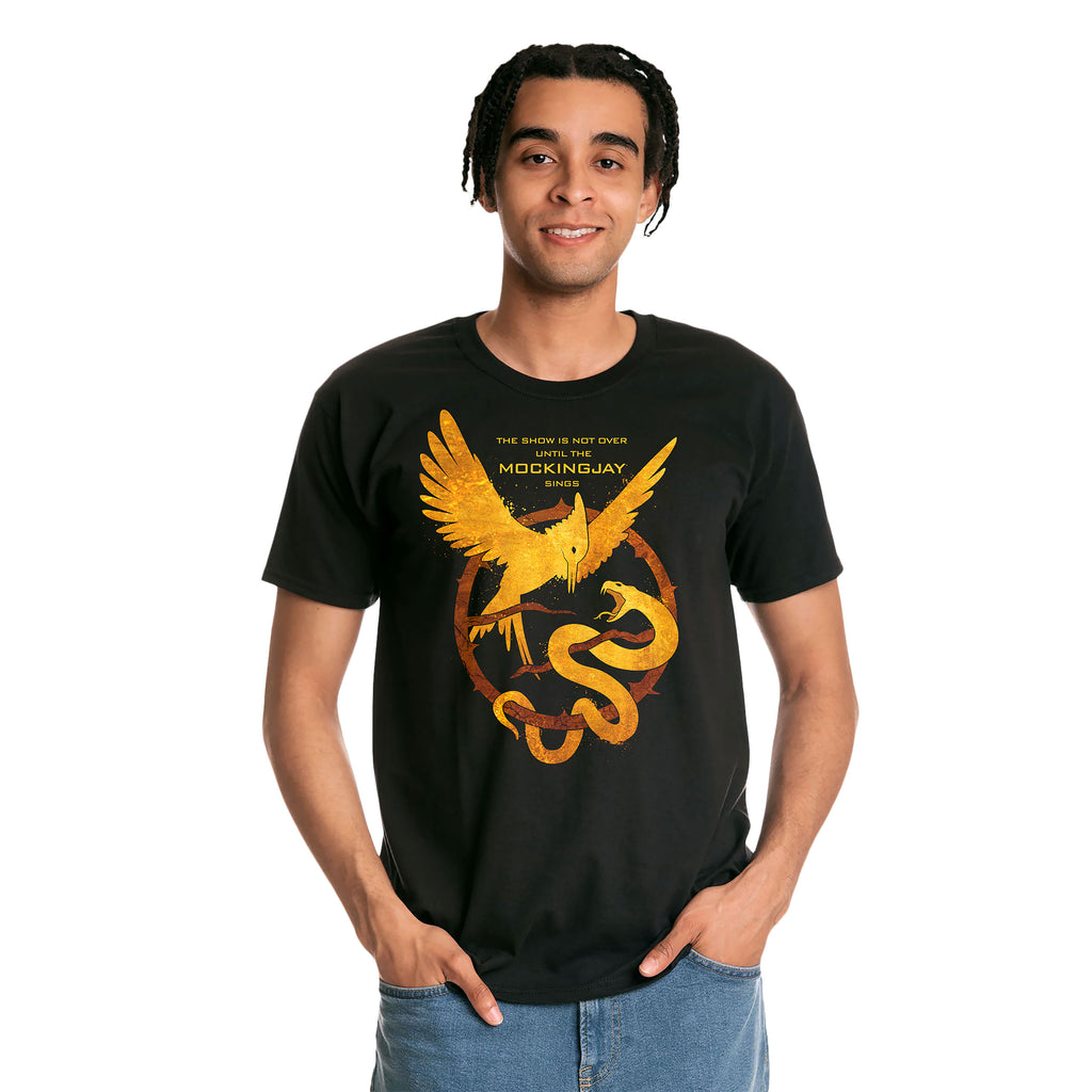 Produktbild Songbird and Snake T-shirt för Hunger Games-fans svart